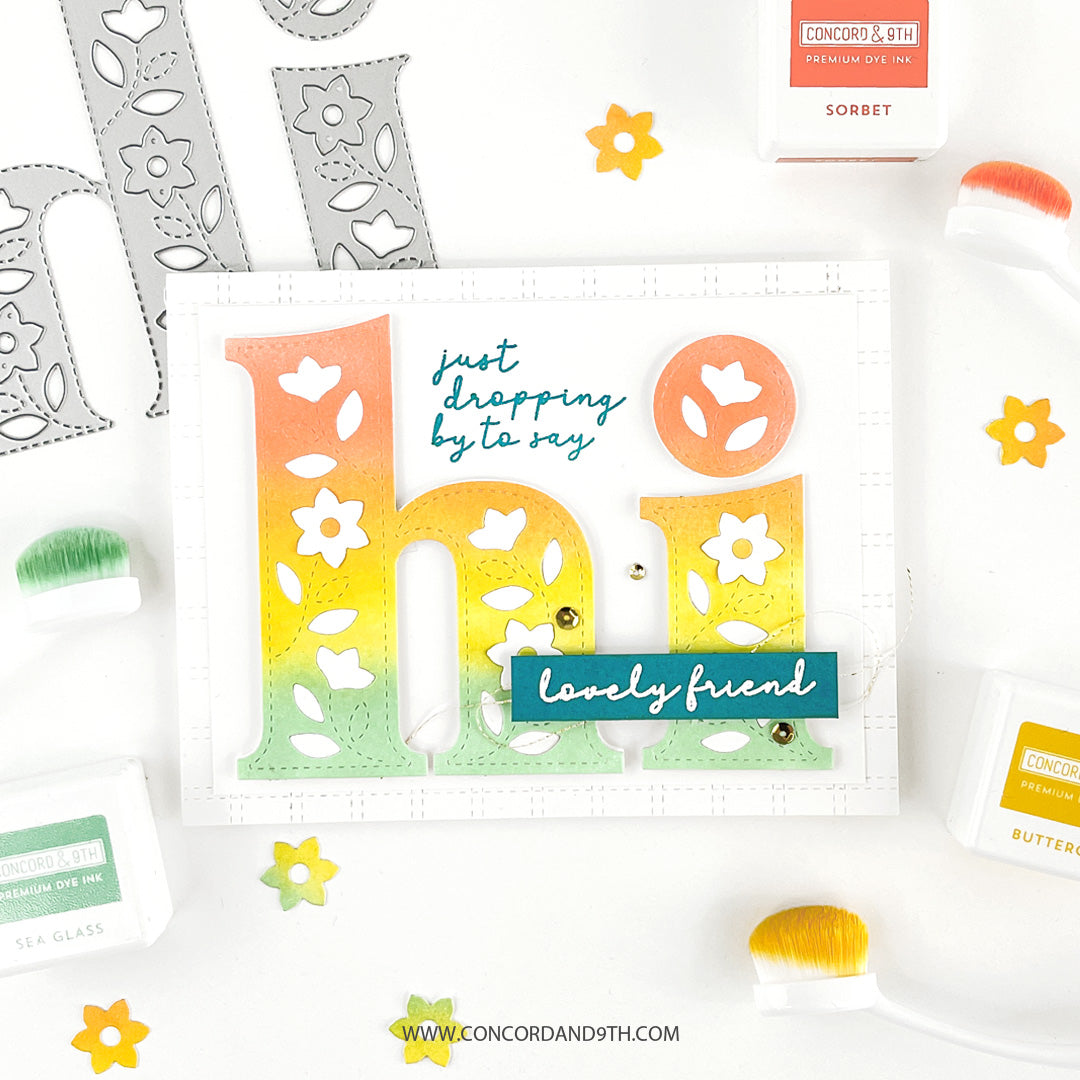 Triple-Step Hi Stamp Set