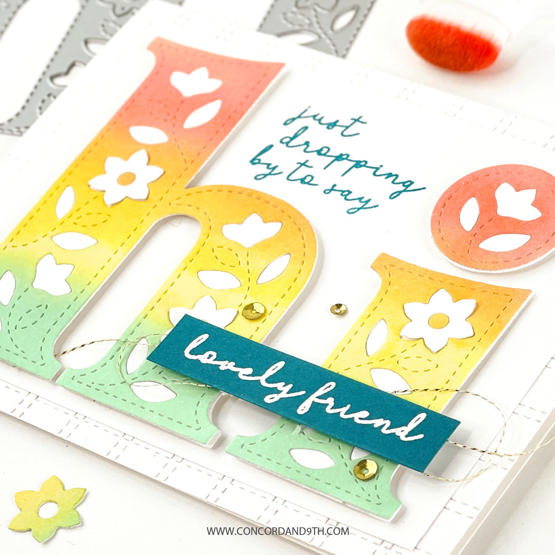 Triple-Step Hi Stamp Set
