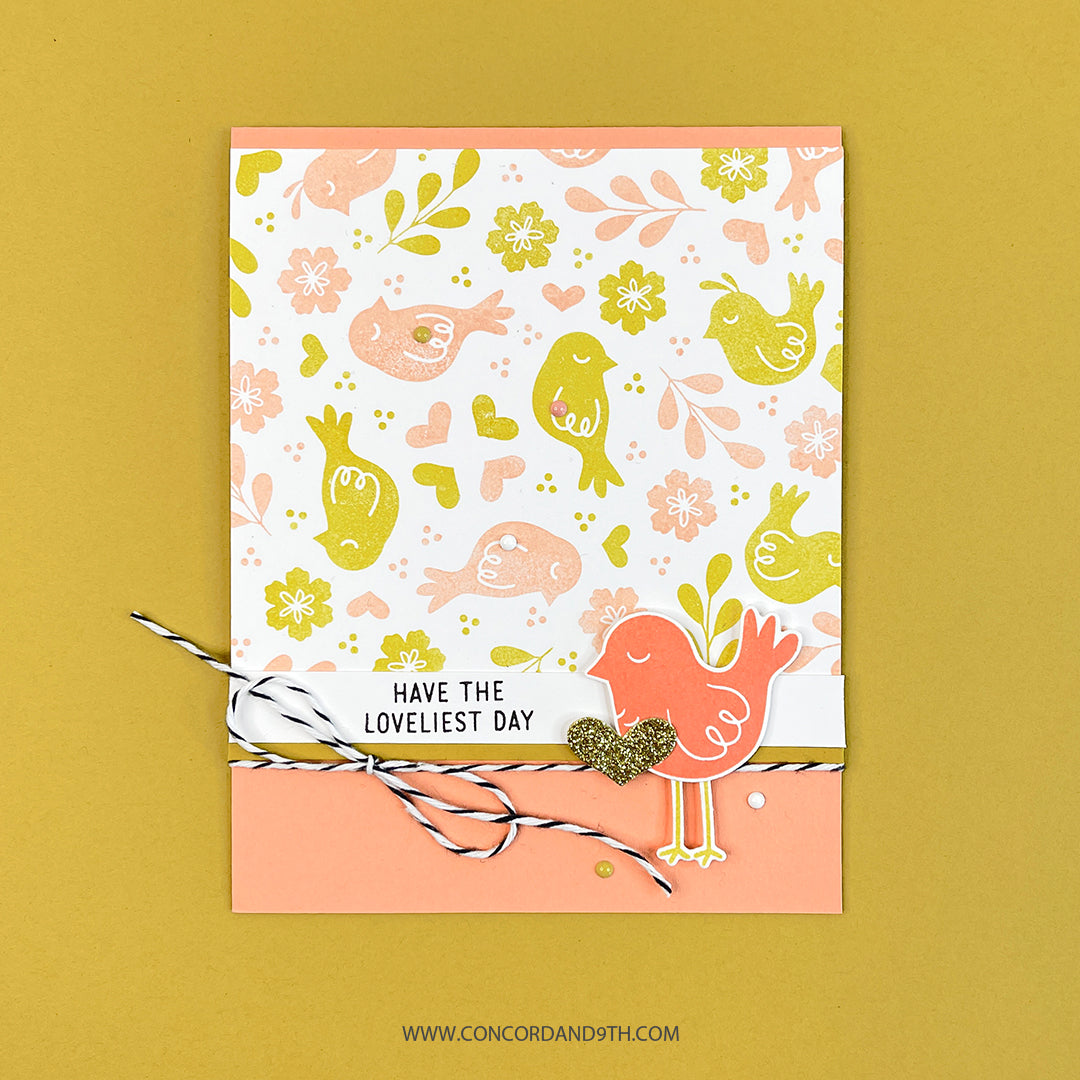 LAST CHANCE: Lovebirds Stamp Set