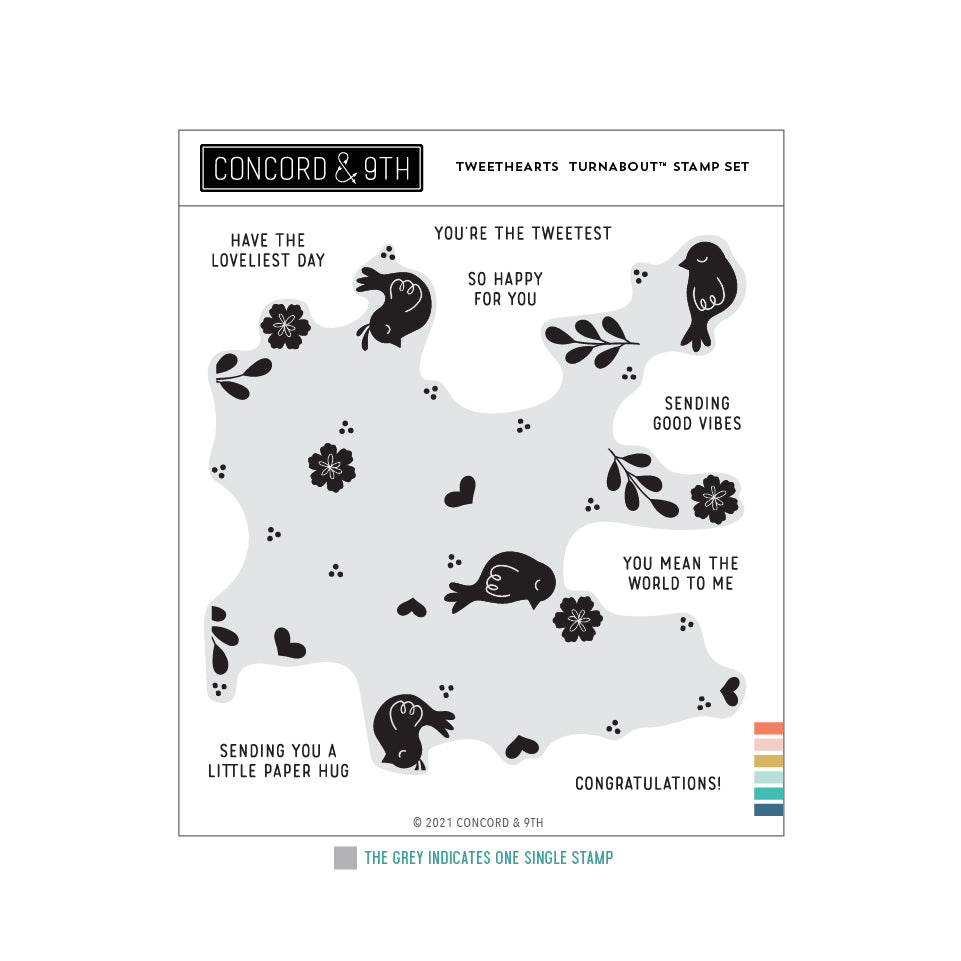 Juego de sellos Tweethearts Turnabout™