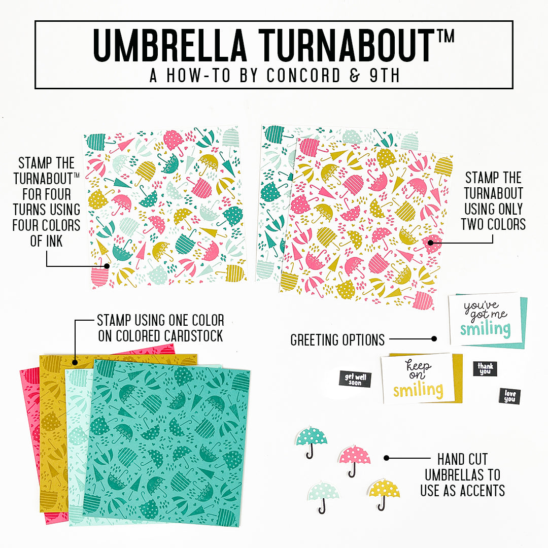 Umbrella Turnabout™ Stamp Set