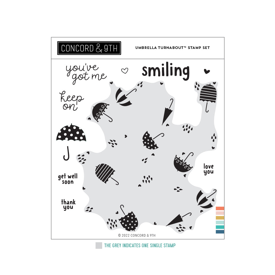 Juego de sellos Umbrella Turnabout™