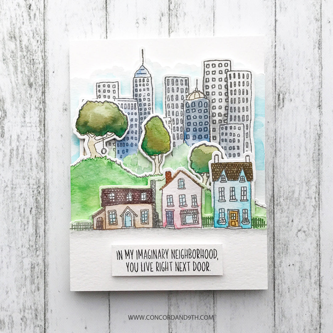 City Stacks Stamp Set