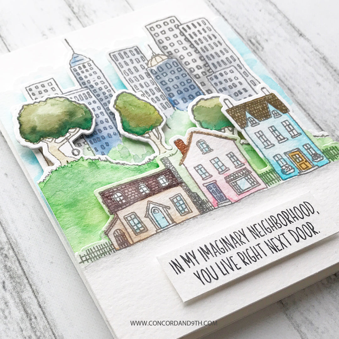 City Stacks Stamp Set