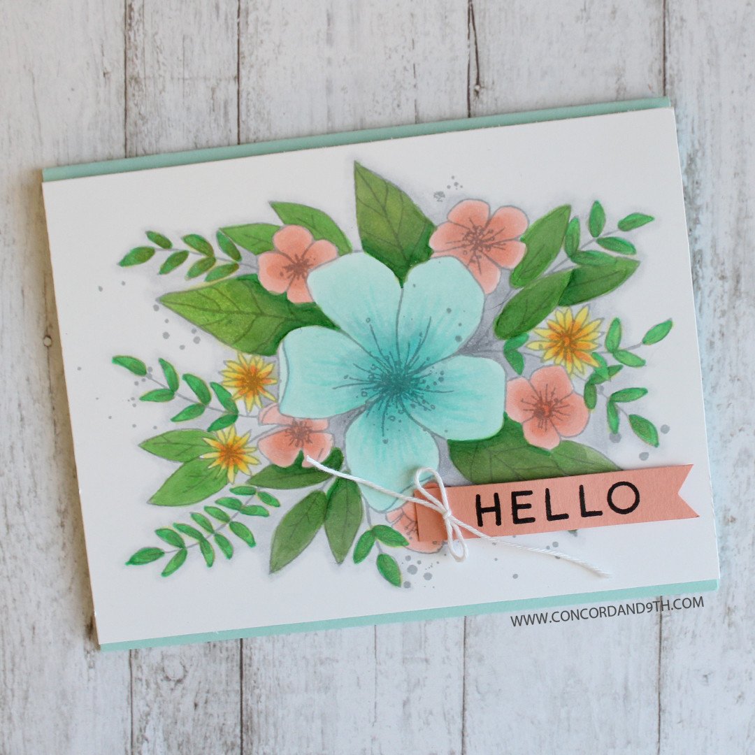 Juego de sellos Hello Lovely