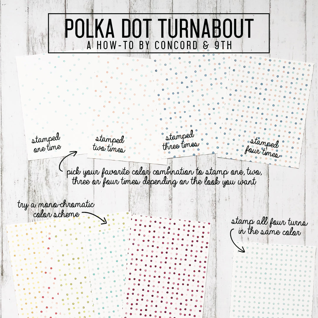 Polka Dot Turnabout™ Stamp