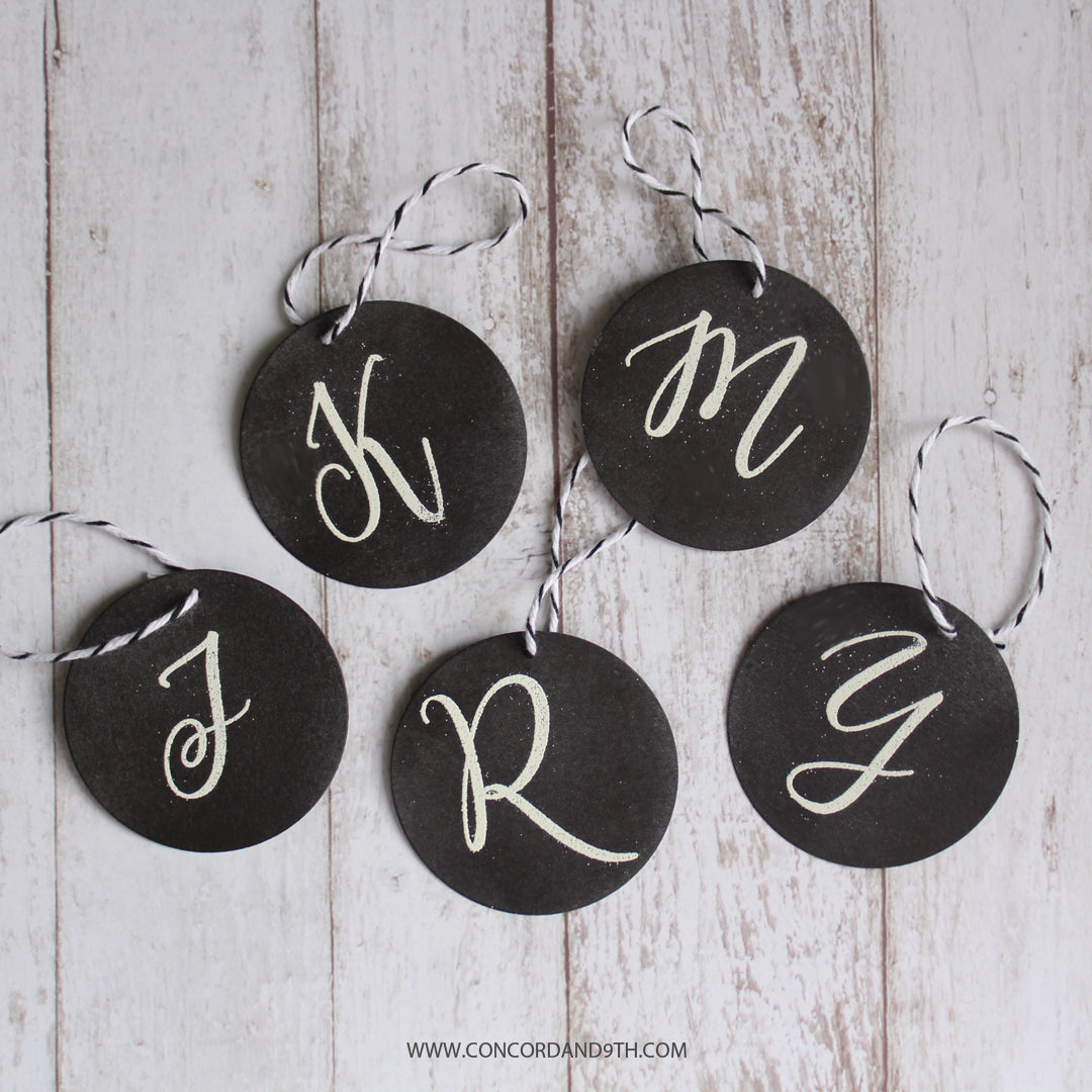 LAST CHANCE: Sophisticated Script Uppercase Stamp Set
