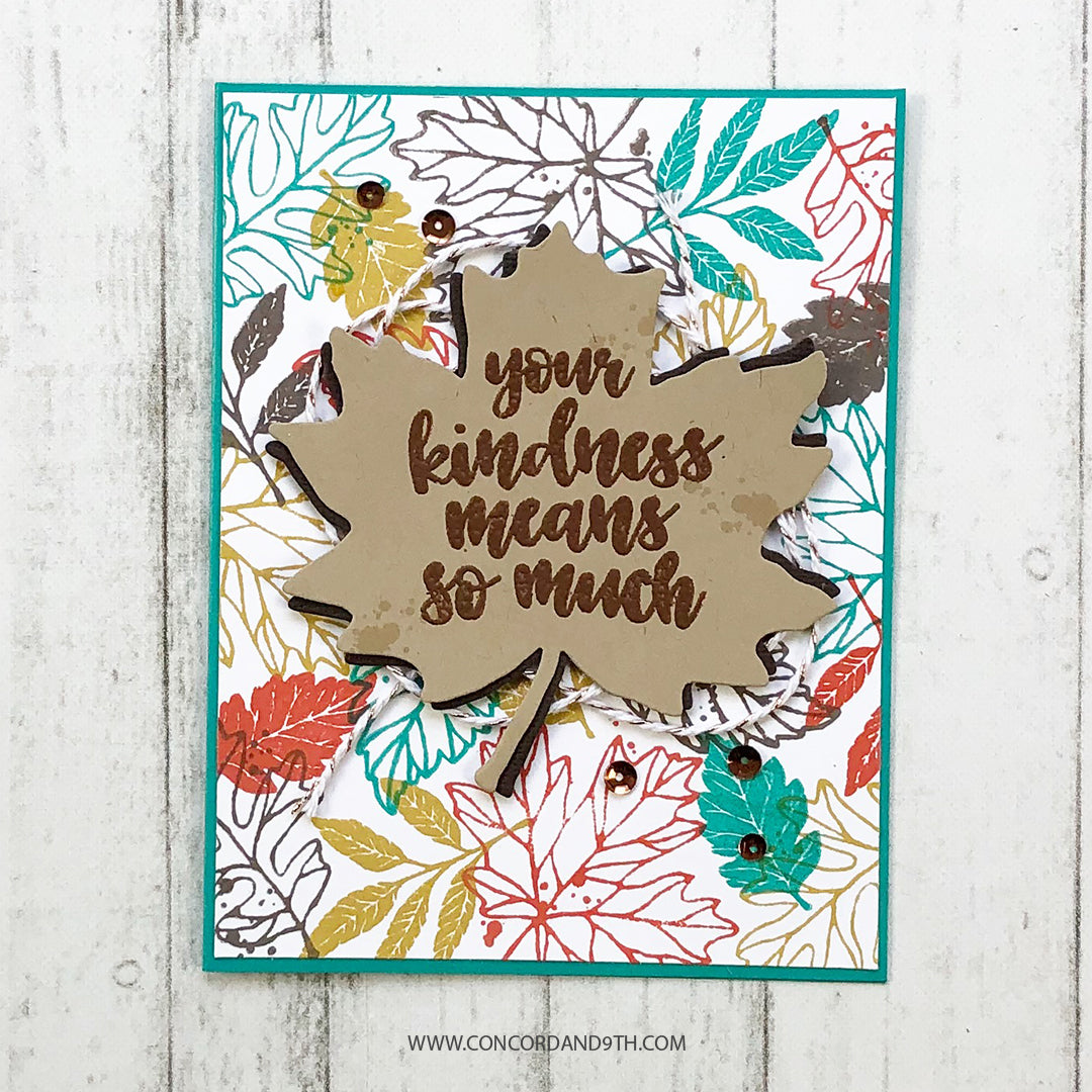 Thankful Leaves Turnabout™ Stamp Set