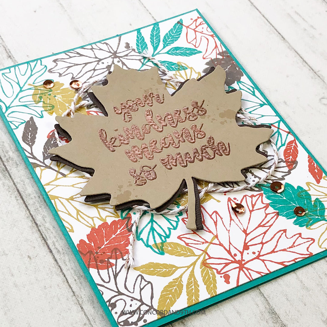 Thankful Leaves Turnabout™ Stamp Set