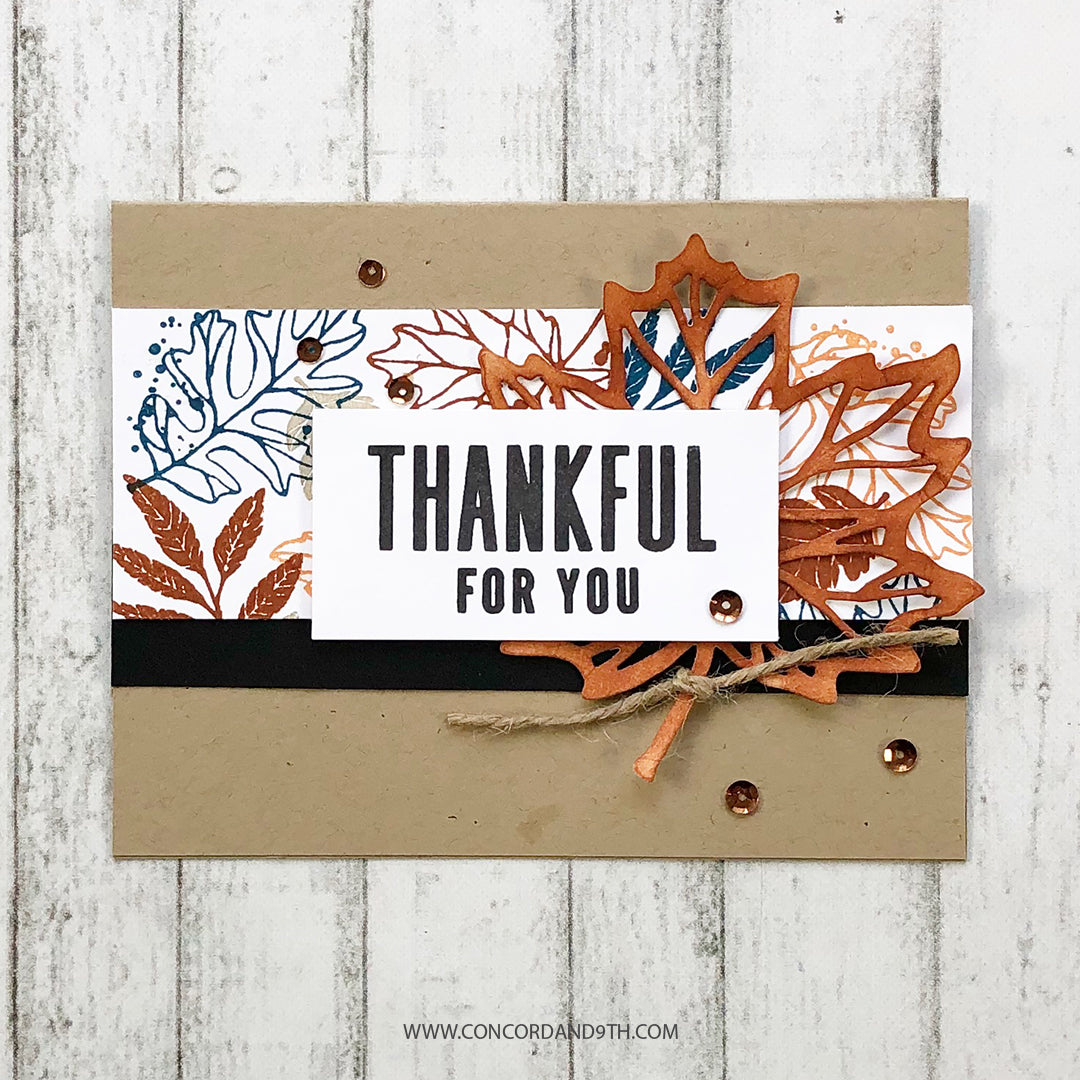 Thankful Leaves Turnabout™ Stamp Set