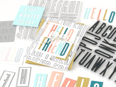 FEATURE FRIDAY: ALL THE LETTERS & NUMBERS | PAINTED SHAPES & SAYINGS