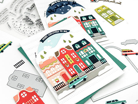 FEATURE FRIDAY: CHRISTMAS CLOCHE | ORNAMENT STAMP & STITCH | OVER THE ROOFTOP