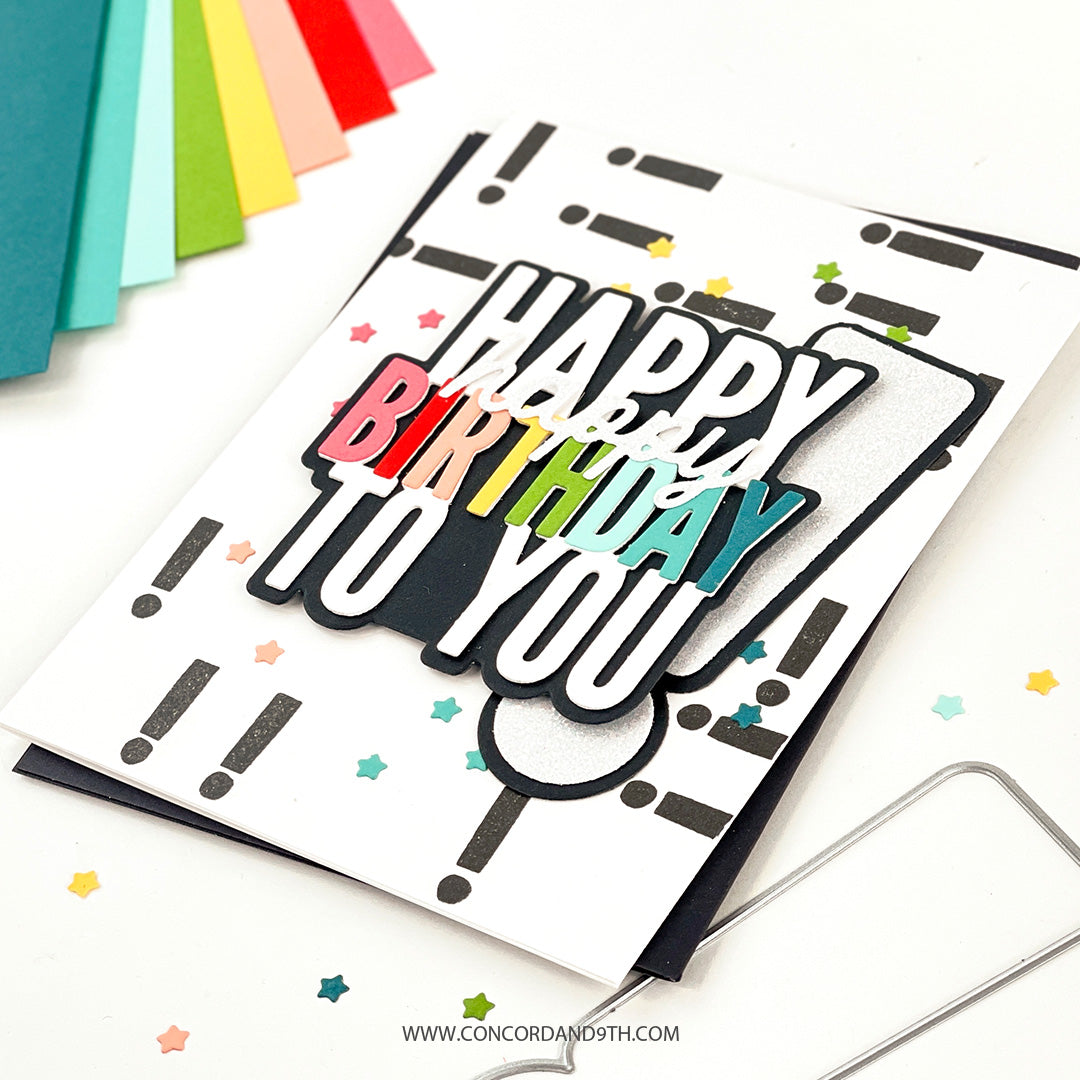 EXCLAMATION BIRTHDAY CARDS FOR ALL!