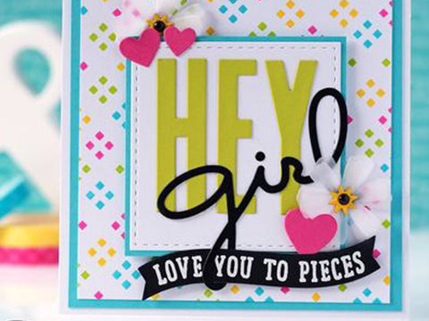 FEATURE FRIDAY: LOVELY LATTICE TURNABOUT™ & HEY GIRL DIES