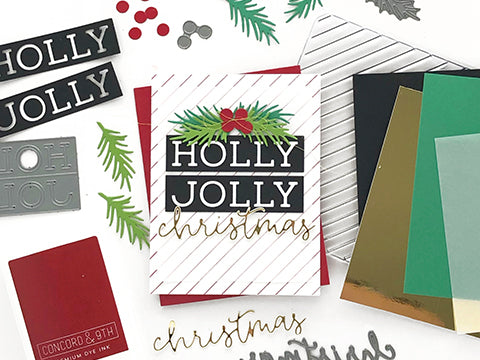 MAKE IT: HOLLY JOLLY CHRISTMAS CARD