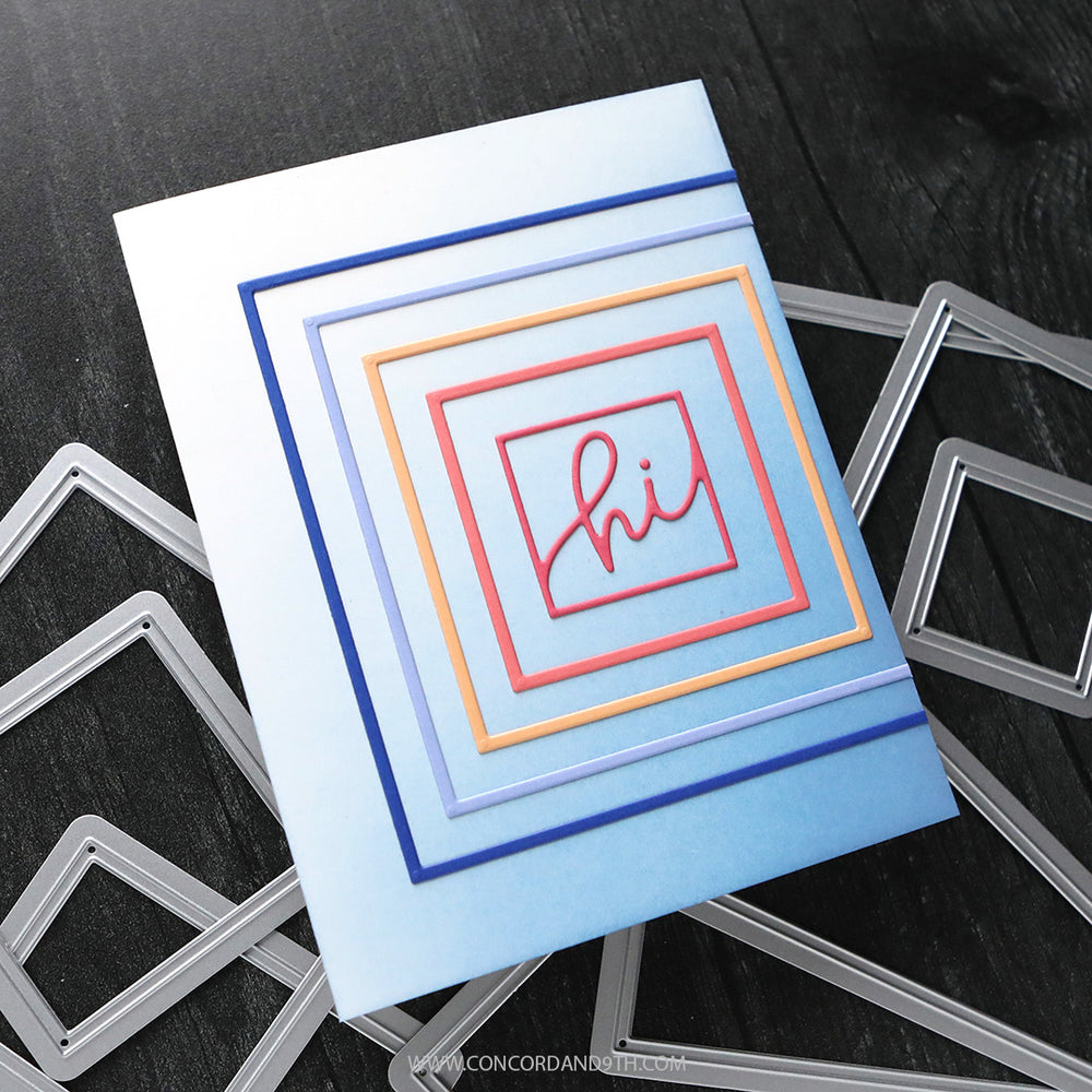 Square Frame Die Square Thin Frames Dies