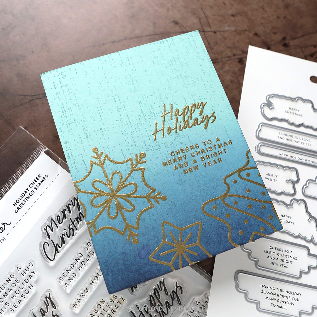 Holiday Cheer Greetings Stamp Set