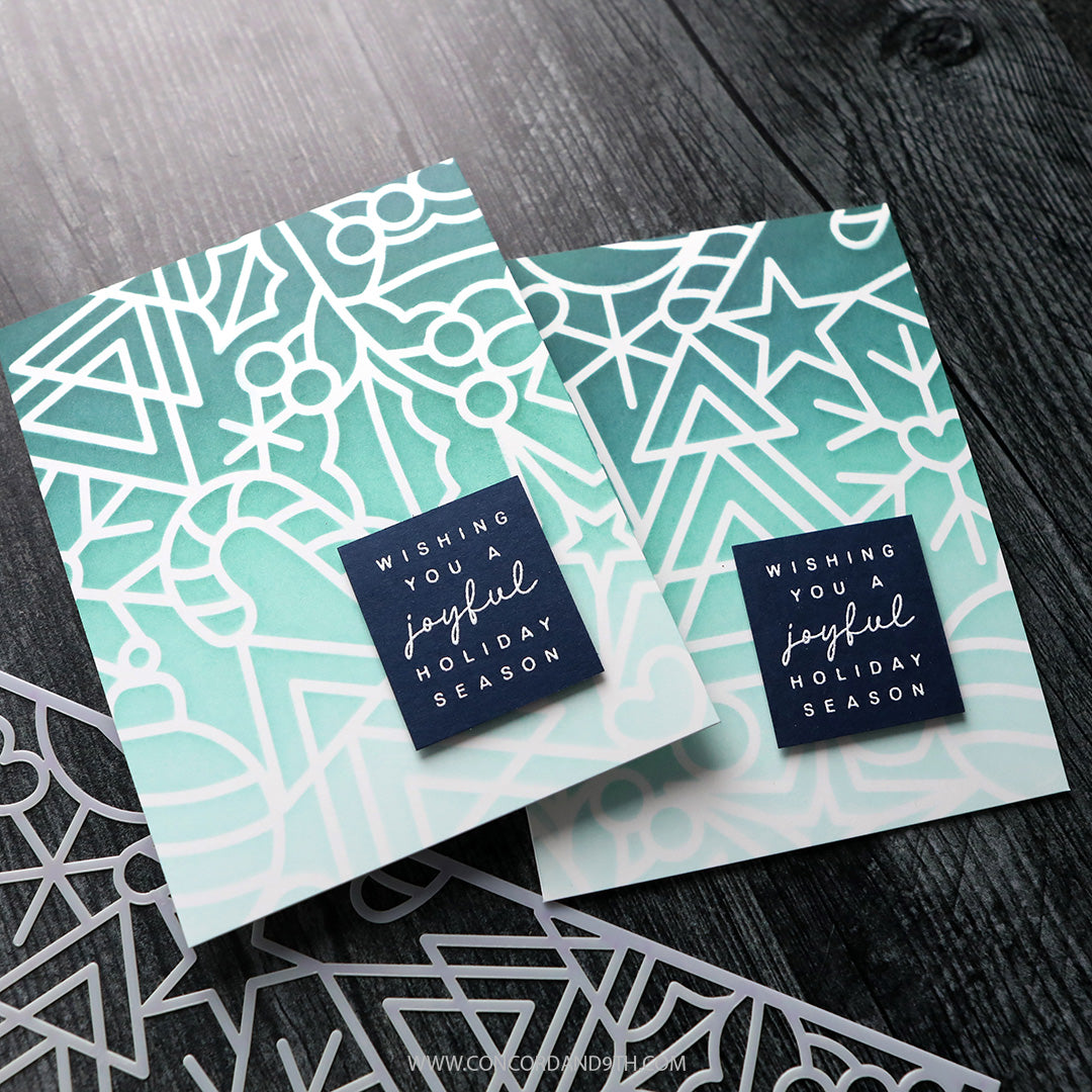 Holiday Icons Stencil Pack