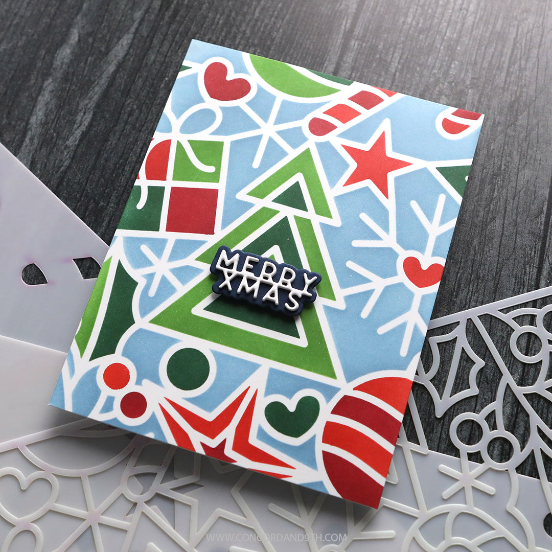 Holiday Icons Stencil Pack