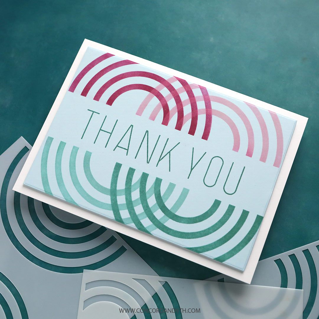 Thank You Words Stamp Set