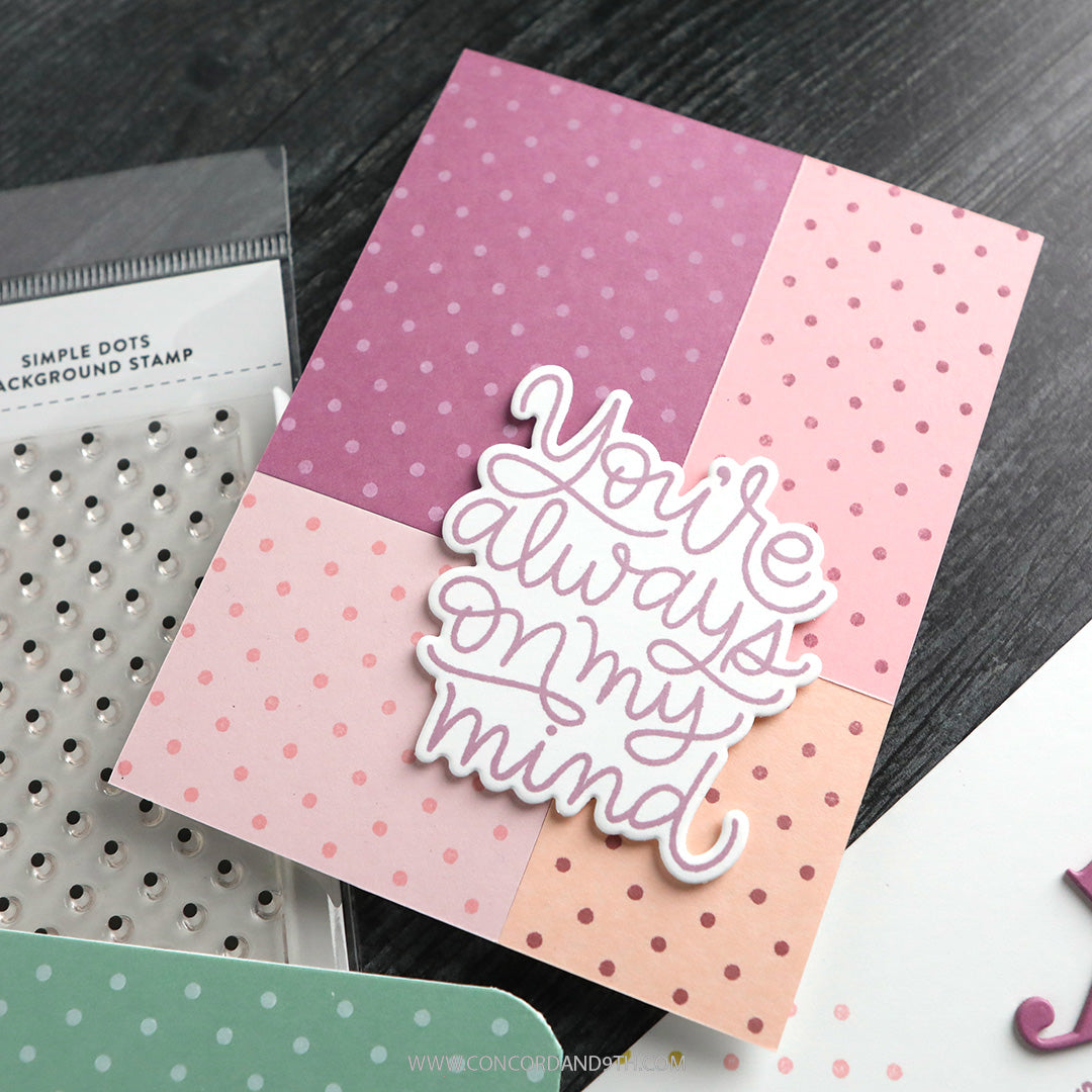 Simple Dots Background Stamp