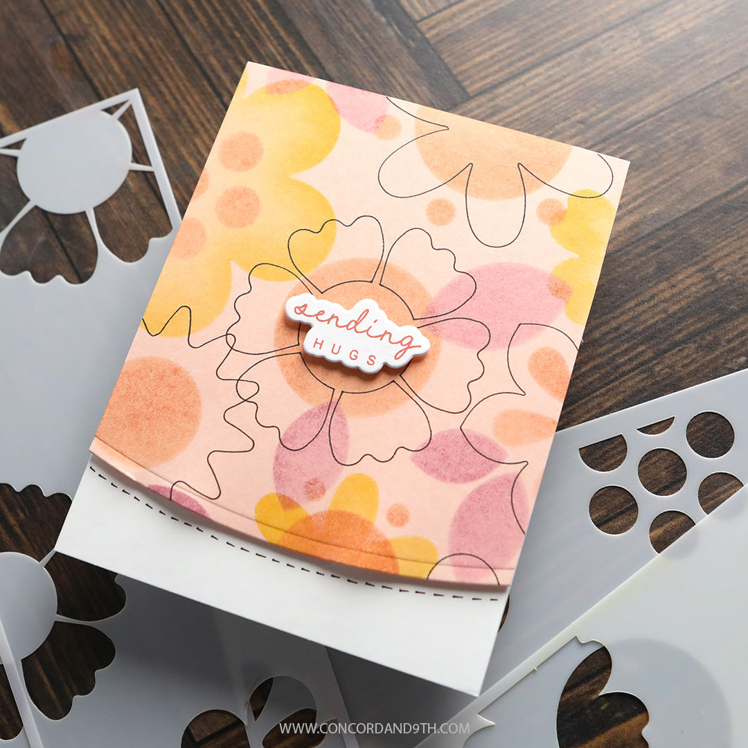 Blissful Blooms Stencil Pack