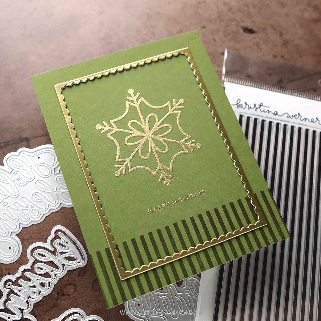 XL Basic Stripes Background Stamp