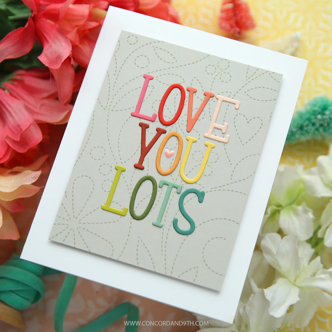 Easy Repeat Stitched Vines Background Stamp