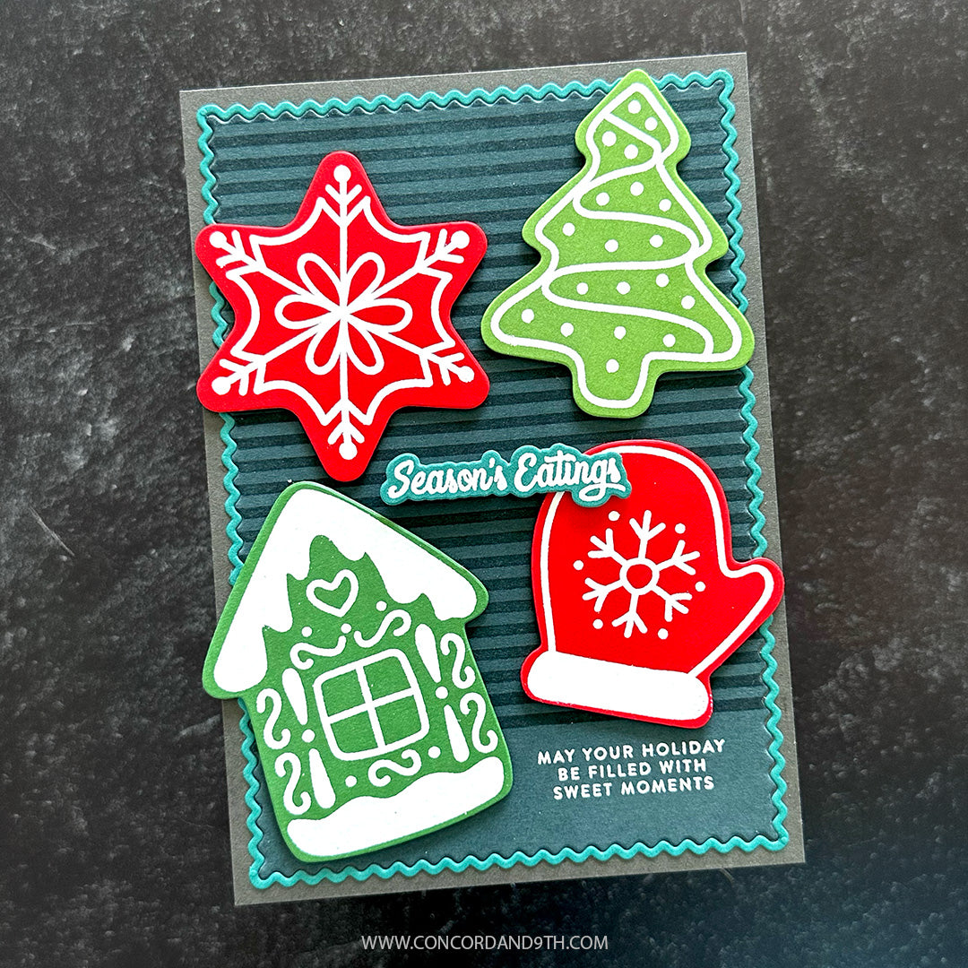 XL Basic Stripes Background Stamp