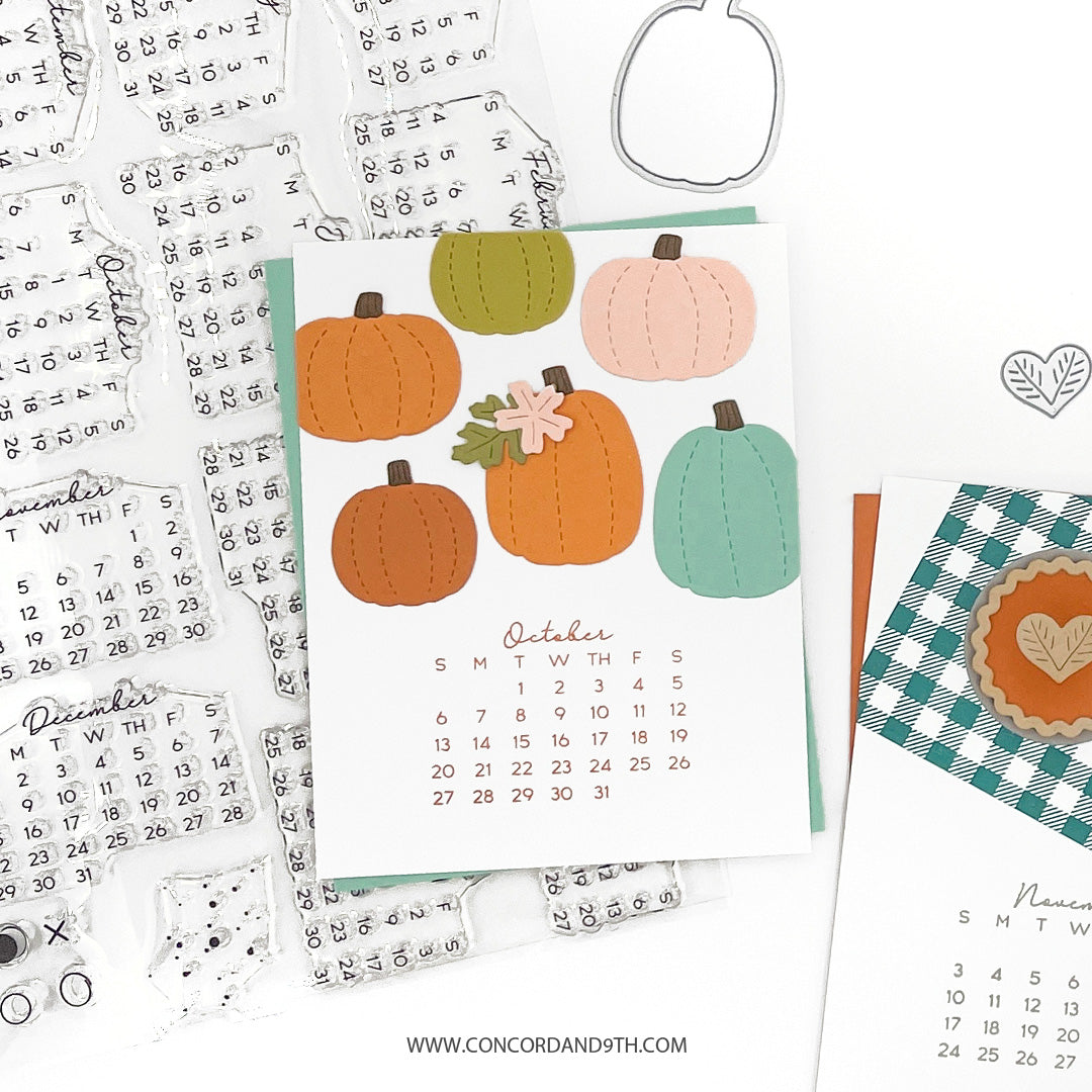 Concord & 9th - Clear Stamp - 2024 Calendar Stamp Set
