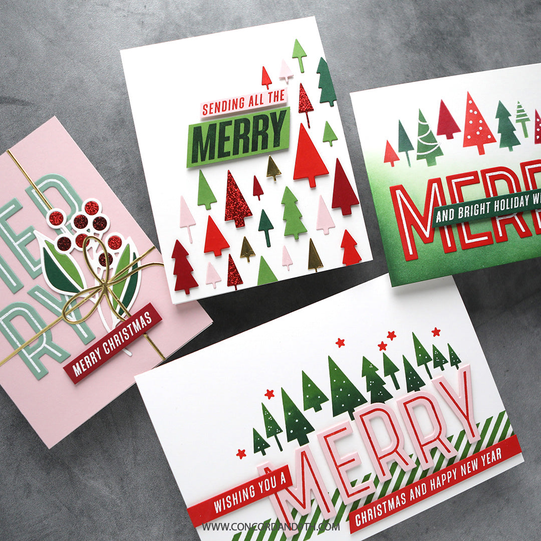 Merry Trees Stamp Set