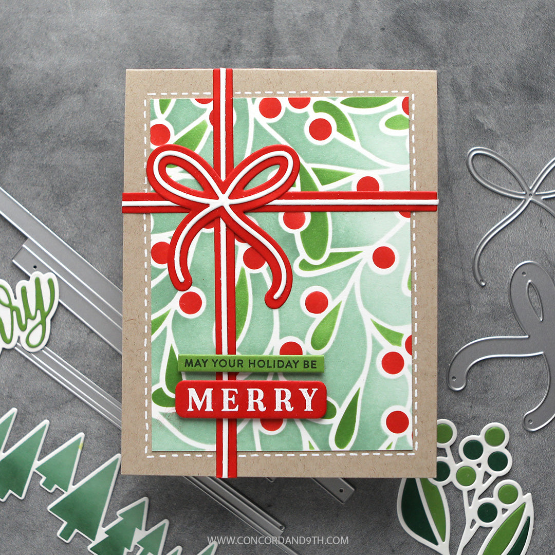 Merry Greetings Builder Stamp Set