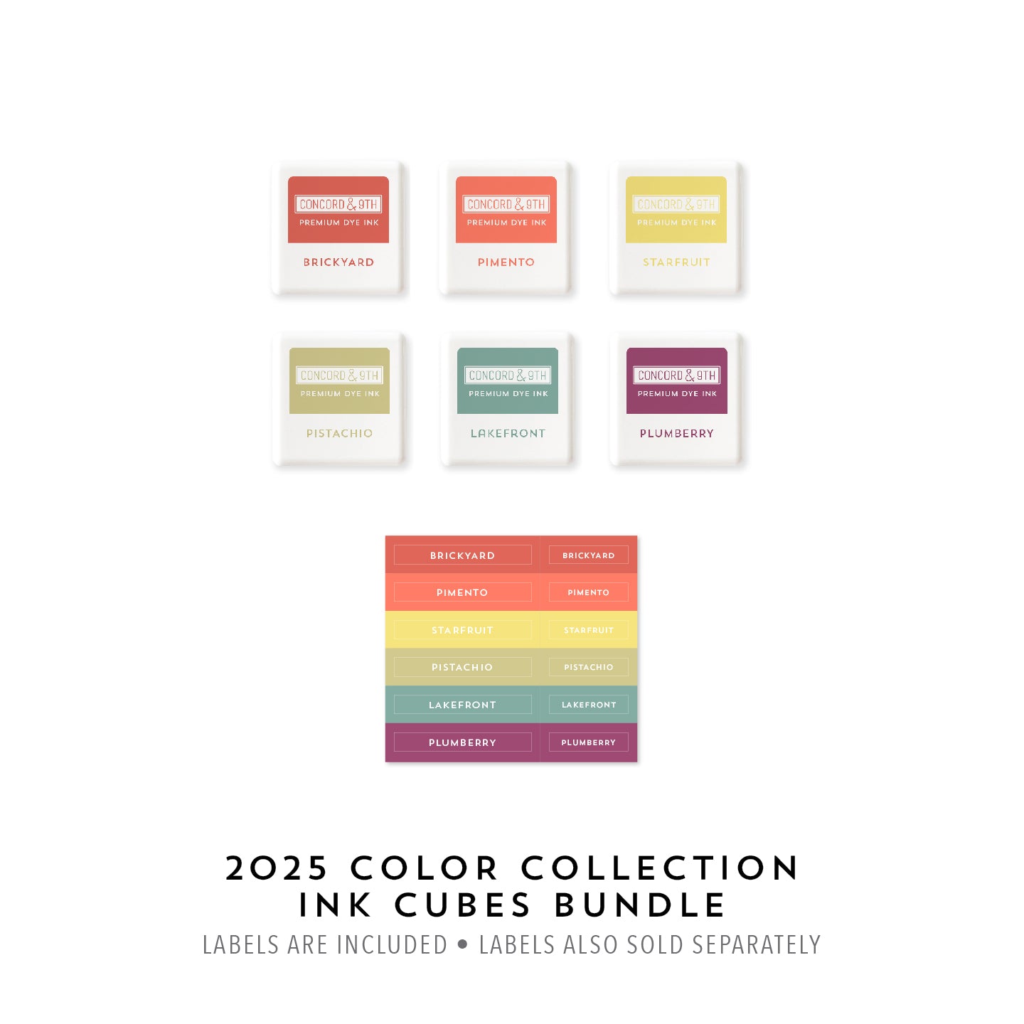 2025 Color Collection Ink Cubes Bundle