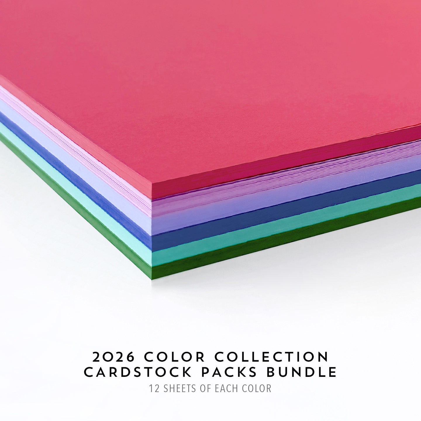 2026 Color Collection Cardstock Packs Bundle