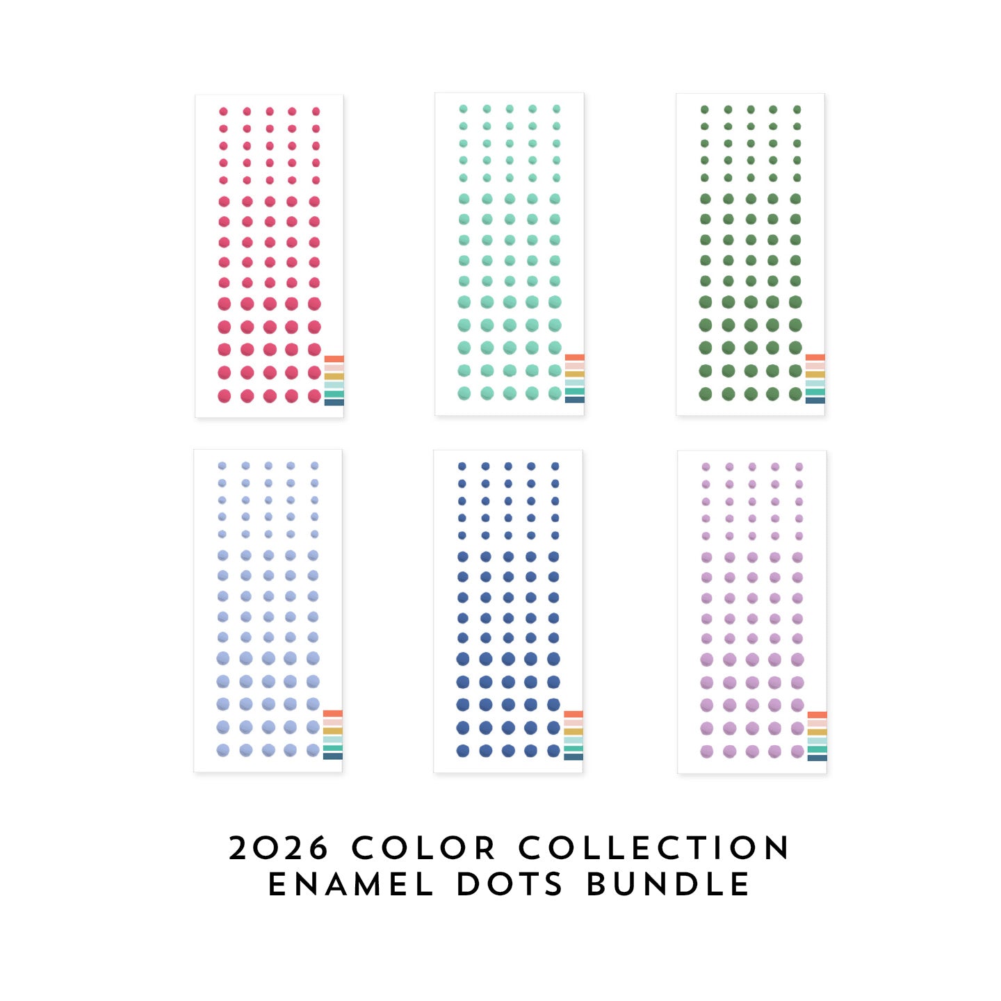2026 Color Collection Enamel Dots Bundle Webready 
