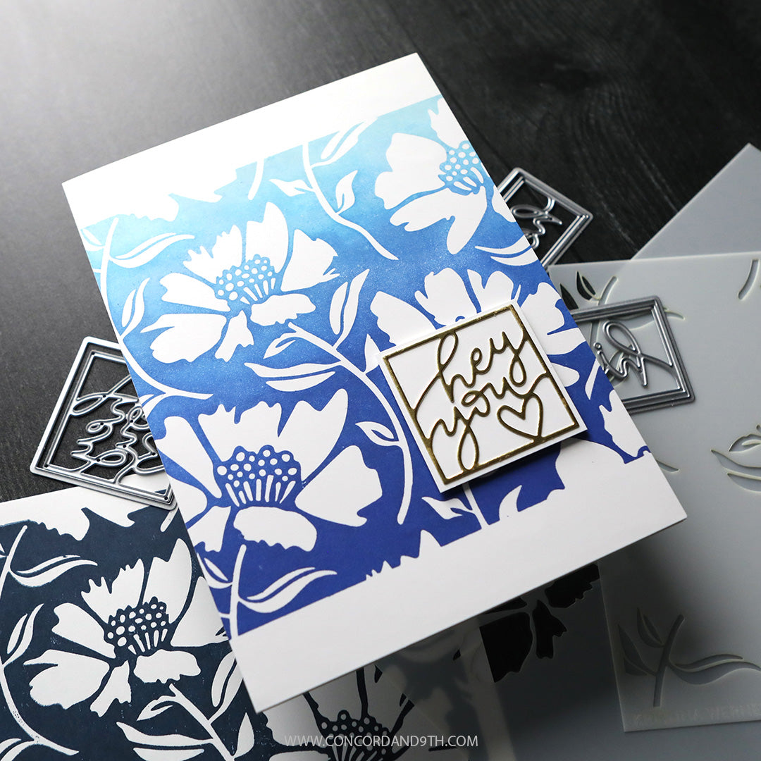 Aubrey Blooms Background Stamp