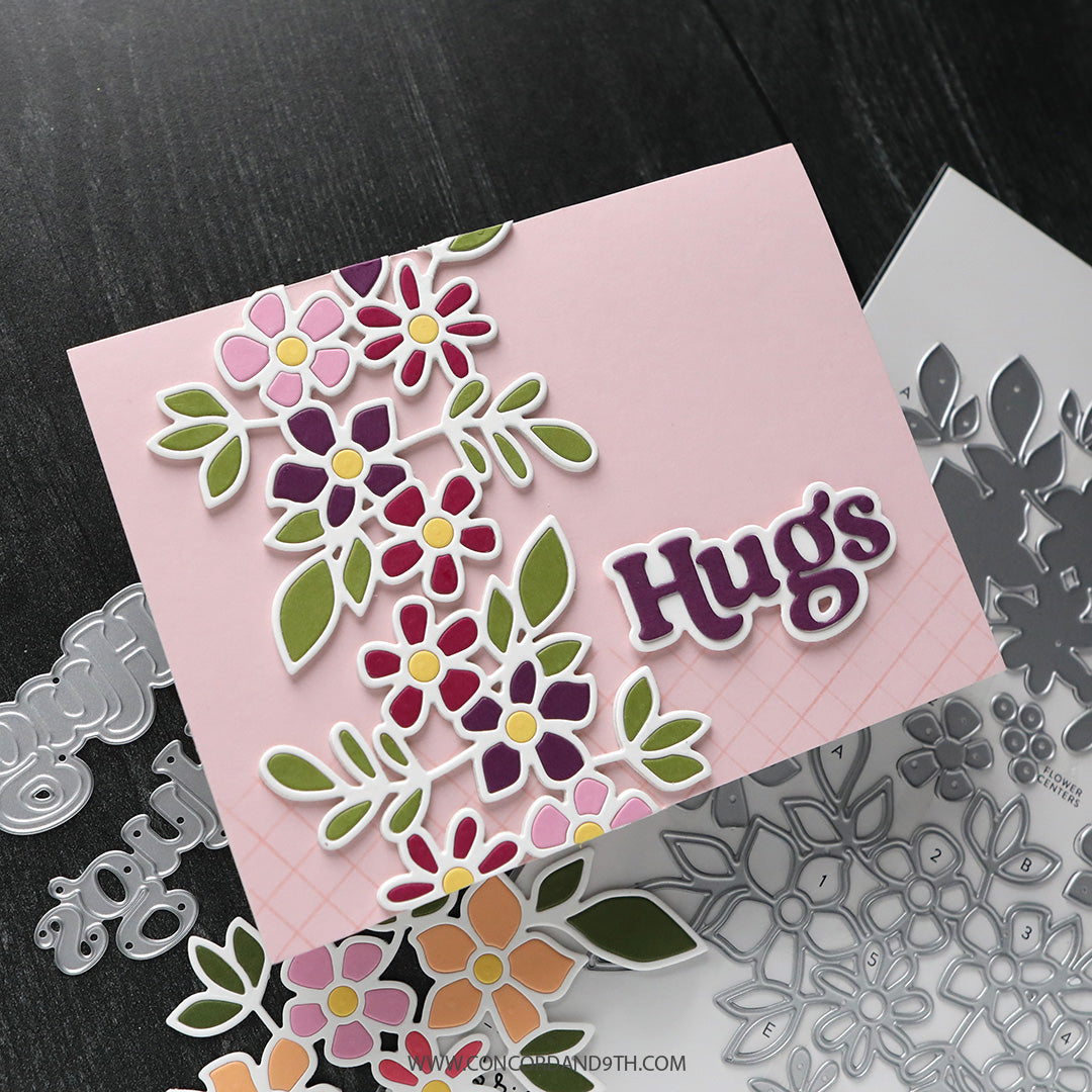 Daphne's Flowers Inlay Dies