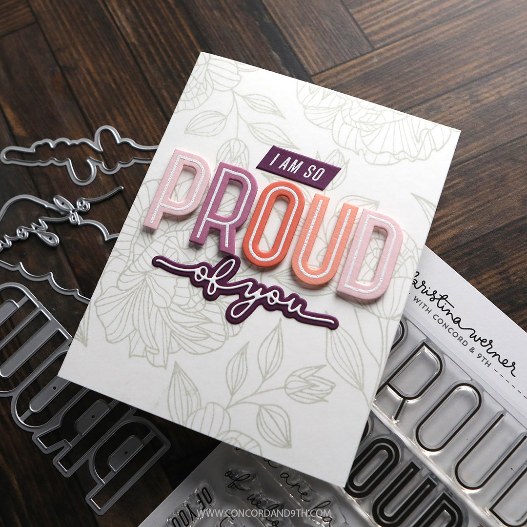 Long Line Roses Stamp Set