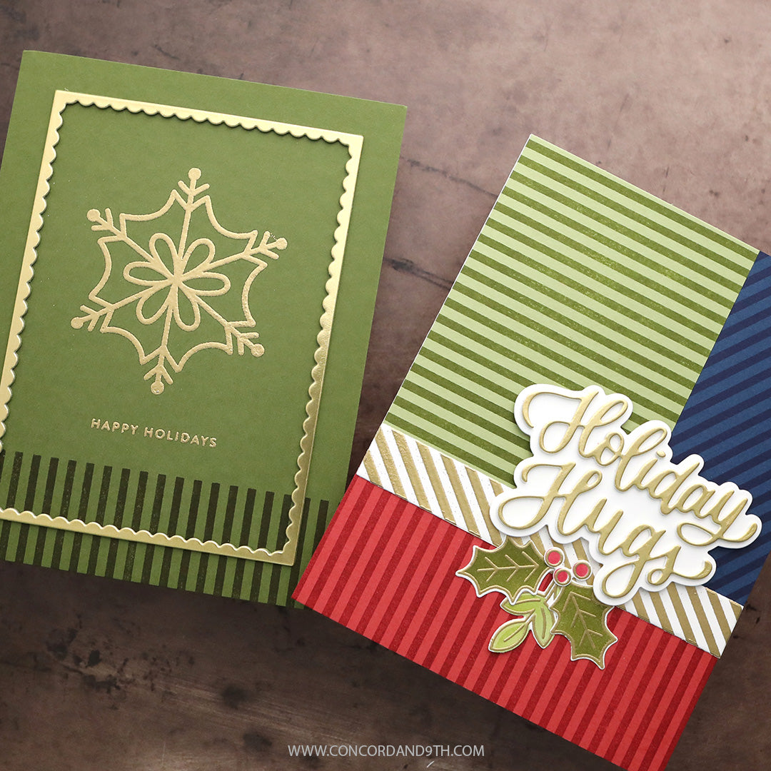 XL Basic Stripes Background Stamp