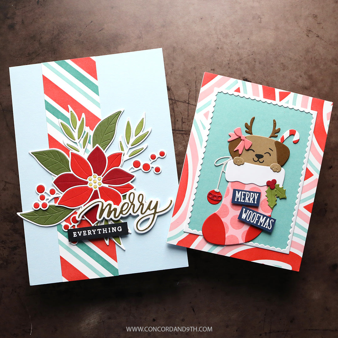 Peppermint Stripes Stencil Pack
