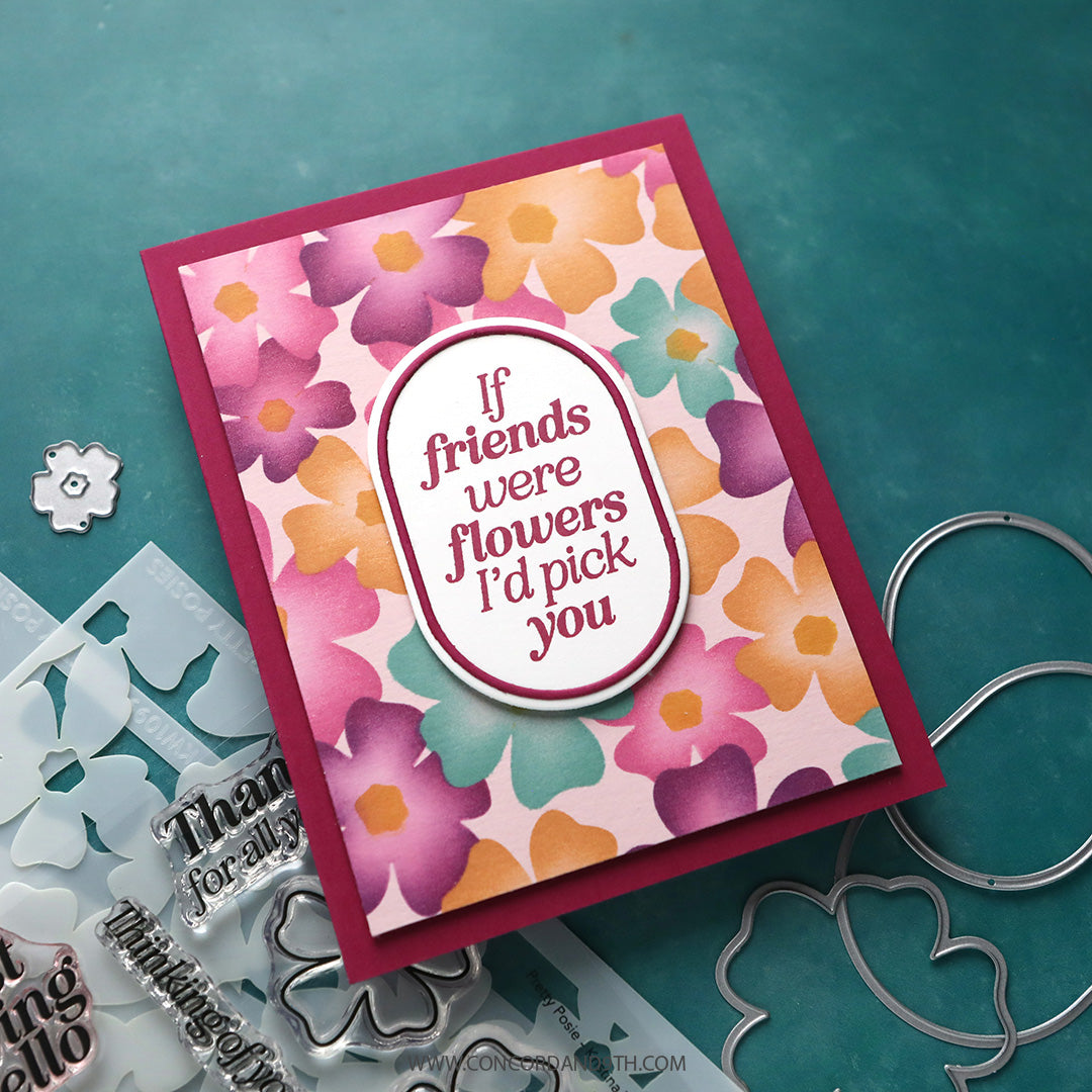 Pretty Posies Stencil Pack