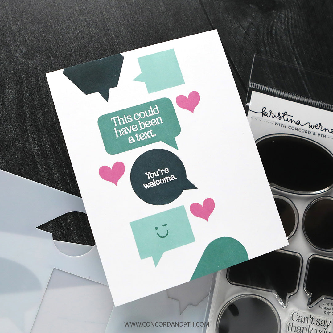 Just Talking Stamp Set