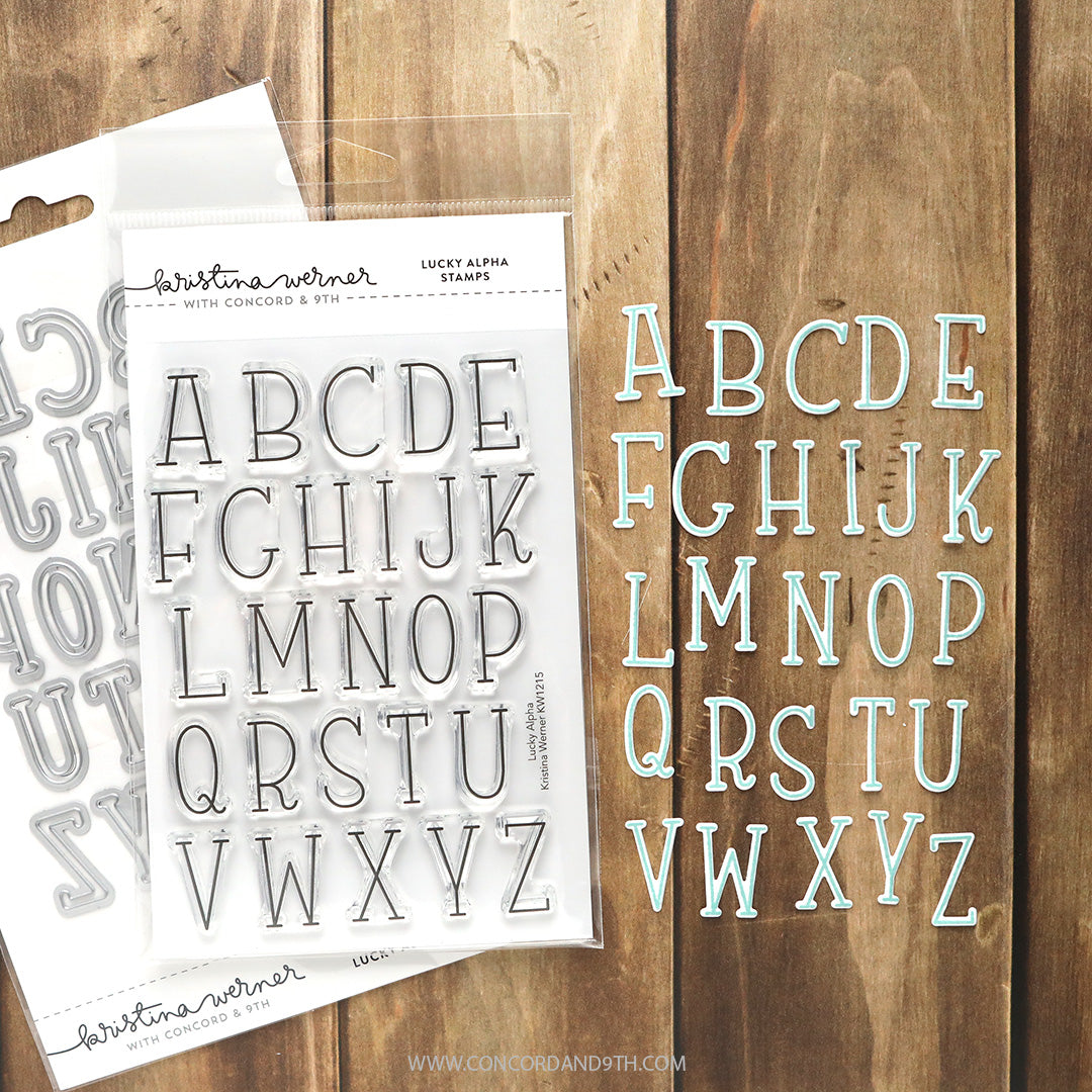 Lucky Alpha Stamp Set