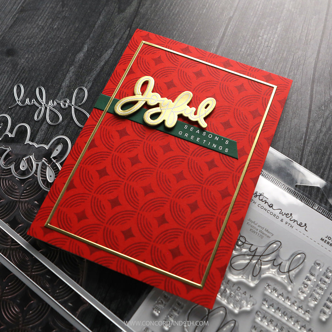 Joyful and Merry Stamp Set