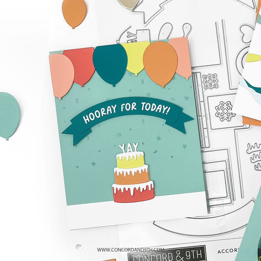 Accordion Birthday Stamp Set