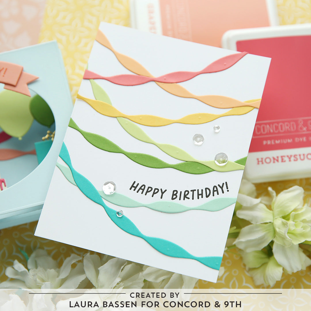 Accordion Birthday Stamp Set
