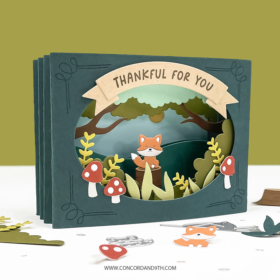 Accordion Woodland Stamp Set