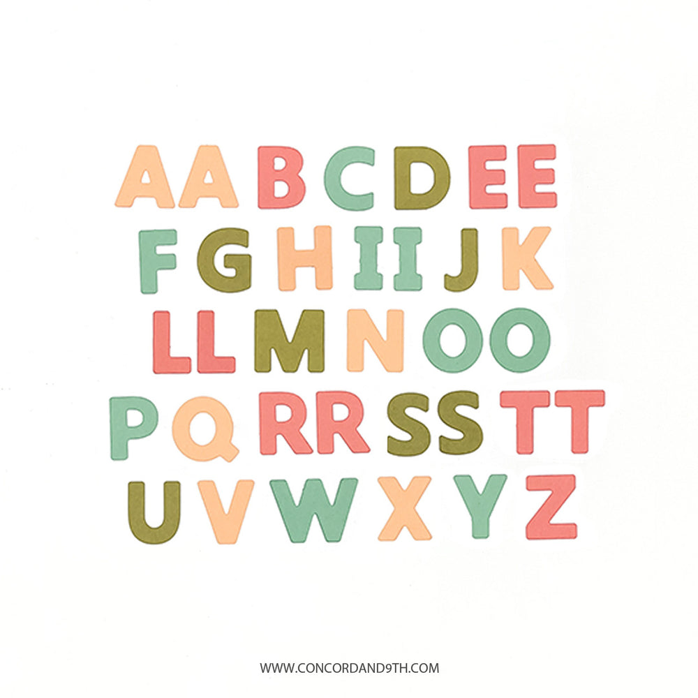 All Together Alphabet Uppercase Die