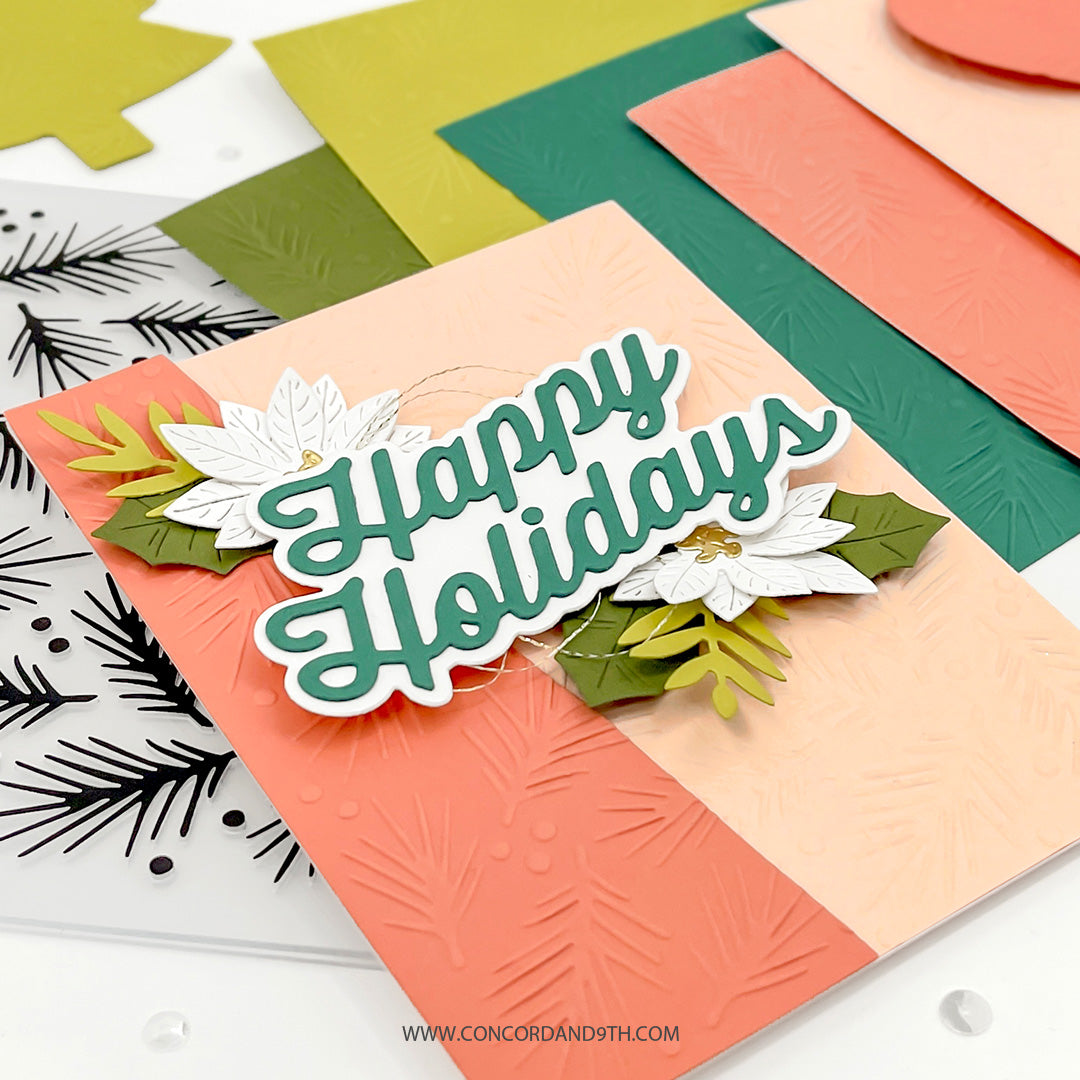 Berries & Boughs Embossing Folder