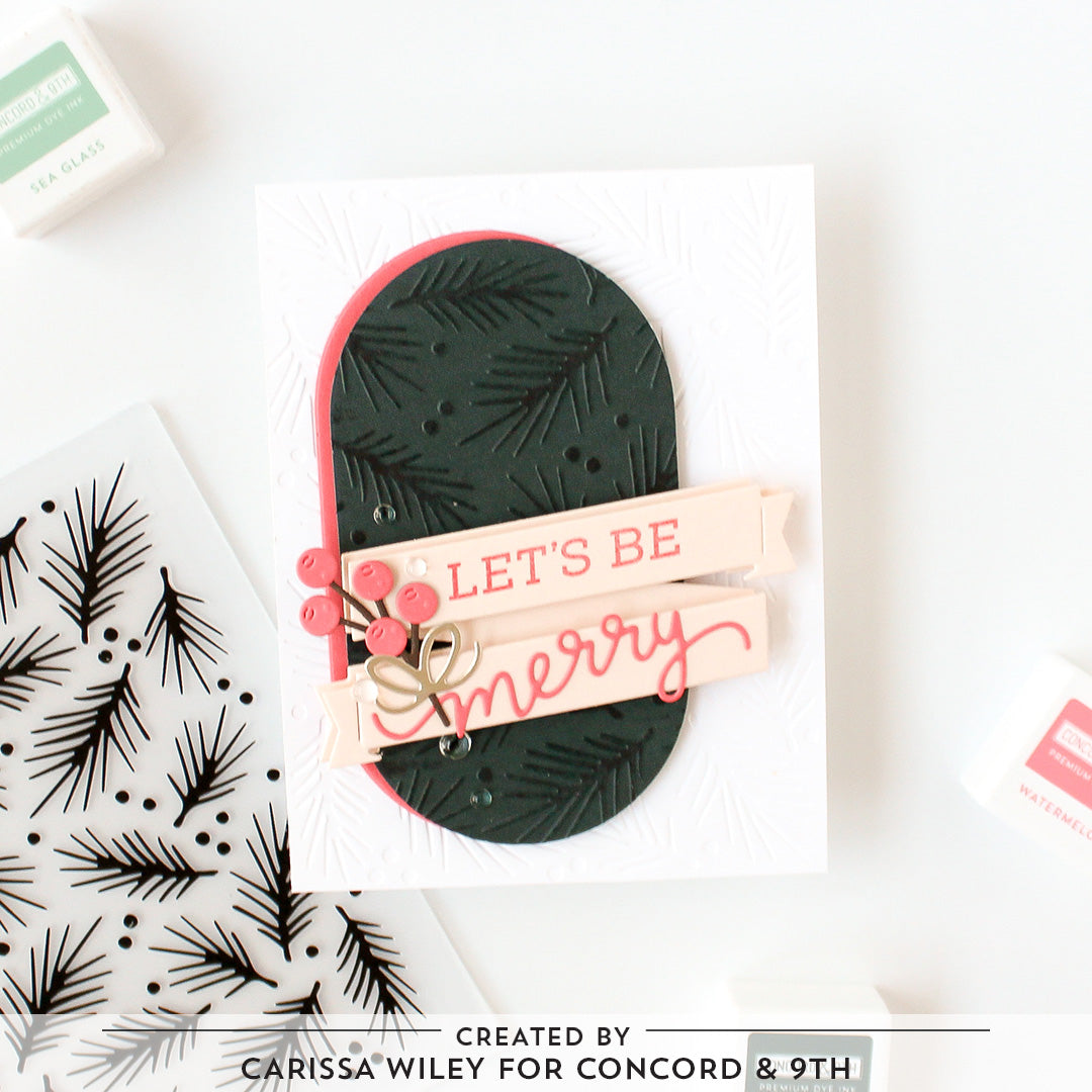 Berries & Boughs Embossing Folder